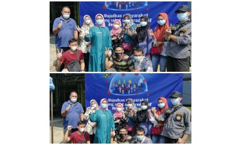 VAKSINASI GURU DAN STAFF SMK YADIKA KALIJATI