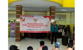 Perayaan Hasil Belajar P5 di SMK Yadika Kalijati dengan Deklarasi 